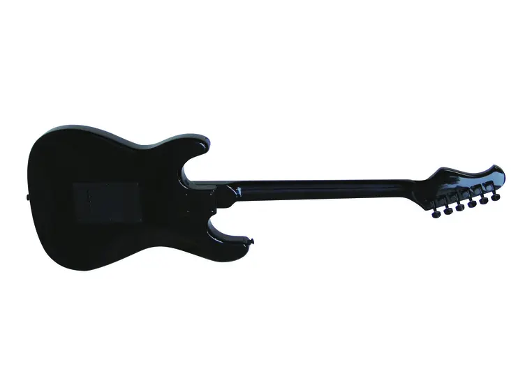 DIMAVERY ST-203 E-Guitar, gothik-black 
